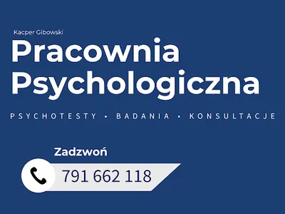 Pracownia Psychologiczna Kacper Gibowski - Psychotesty Gorzów